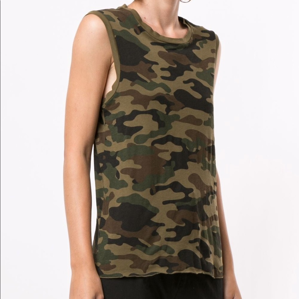 Nili Lotan Camo Tank Top S